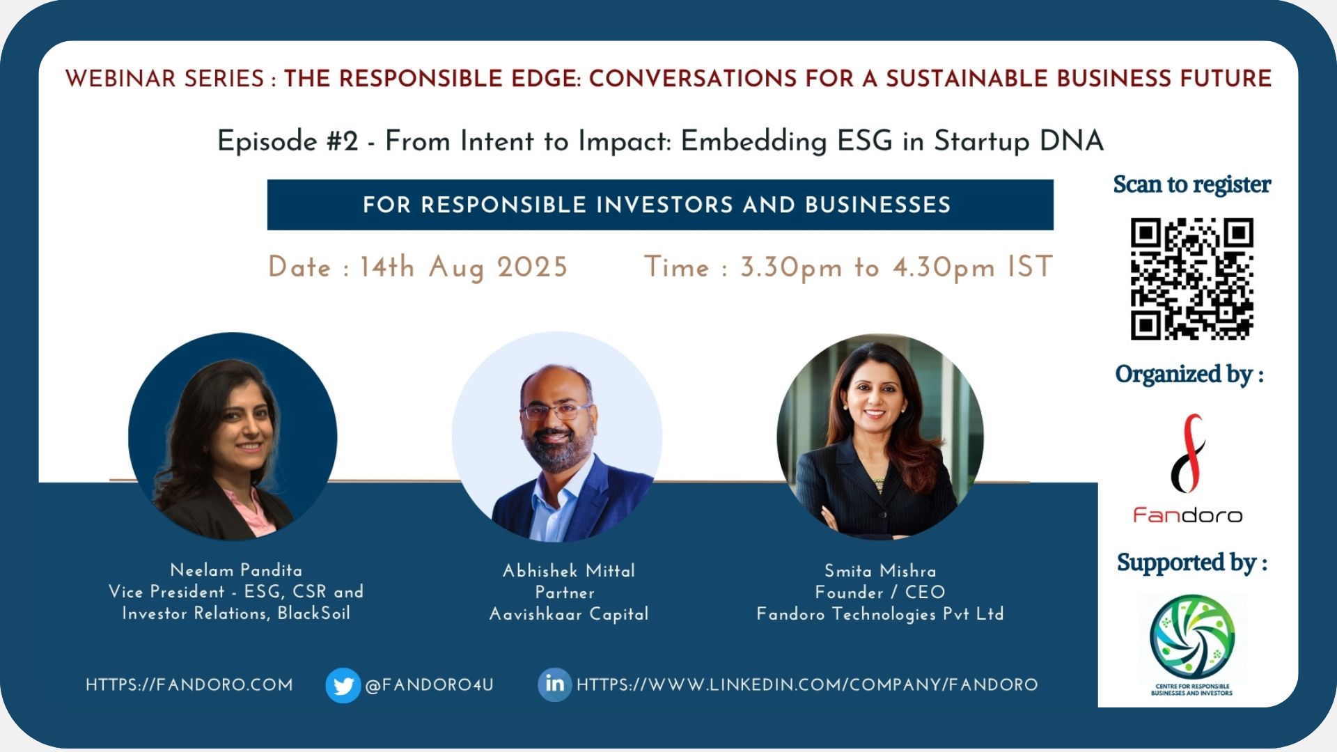 From Intent to Impact: Embedding ESG in Startup DNA